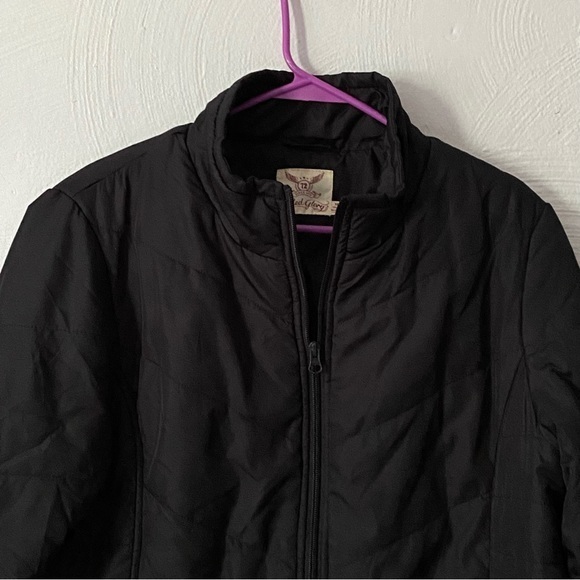 Faded Glory Jacket coat Women’s Size X-LARGE Polyester Black Lightweight - Picture 4 of 9